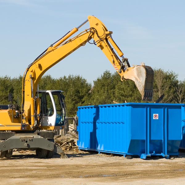 can i choose the location where the residential dumpster will be placed in Coyne Center IL